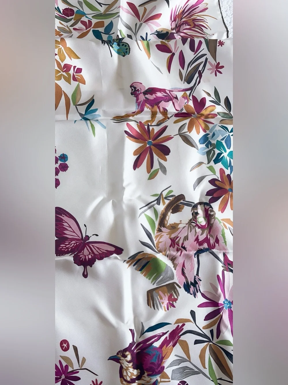 Christian Dior TOILE DE JOUY FANTASTICA  90 Square Silk Scarf